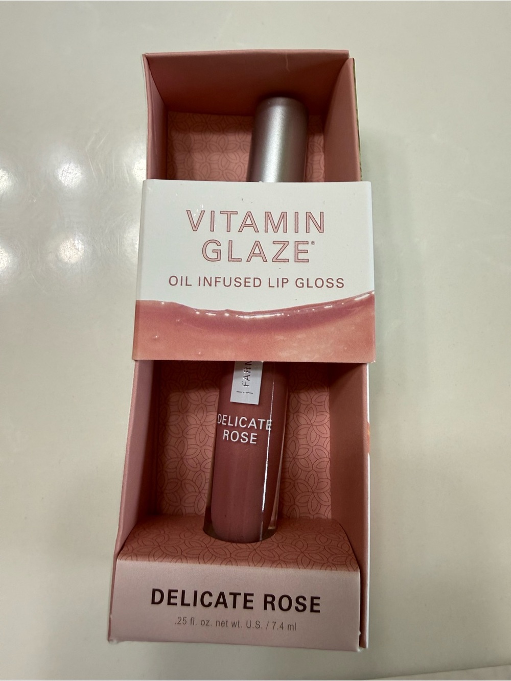 Farmhouse Fresh Oil-Infused Lip Gloss - Delicate Rose (Soft Pinky Nude)